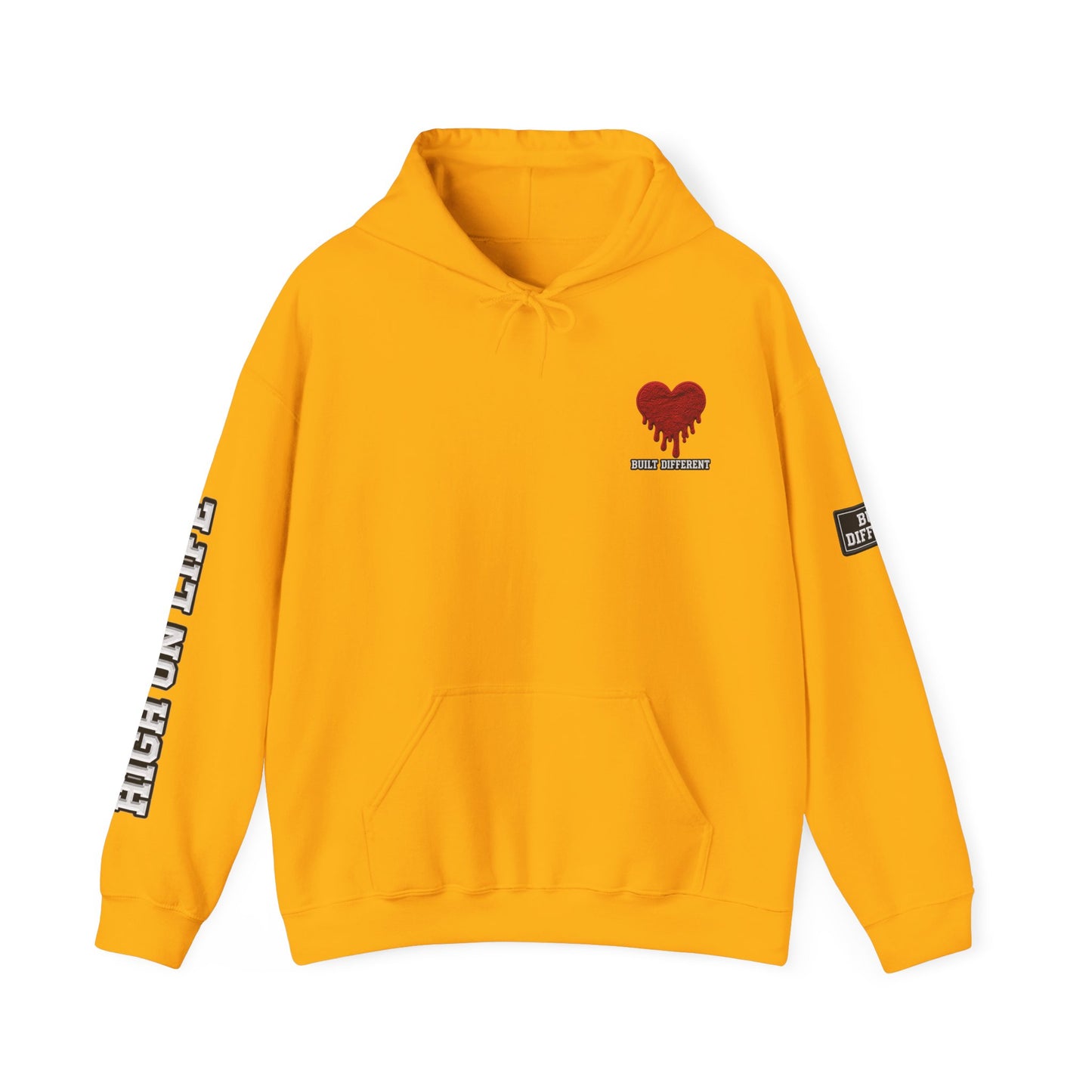 BuiltDifferent x HighOnLife x Dripping Heart Hoodie