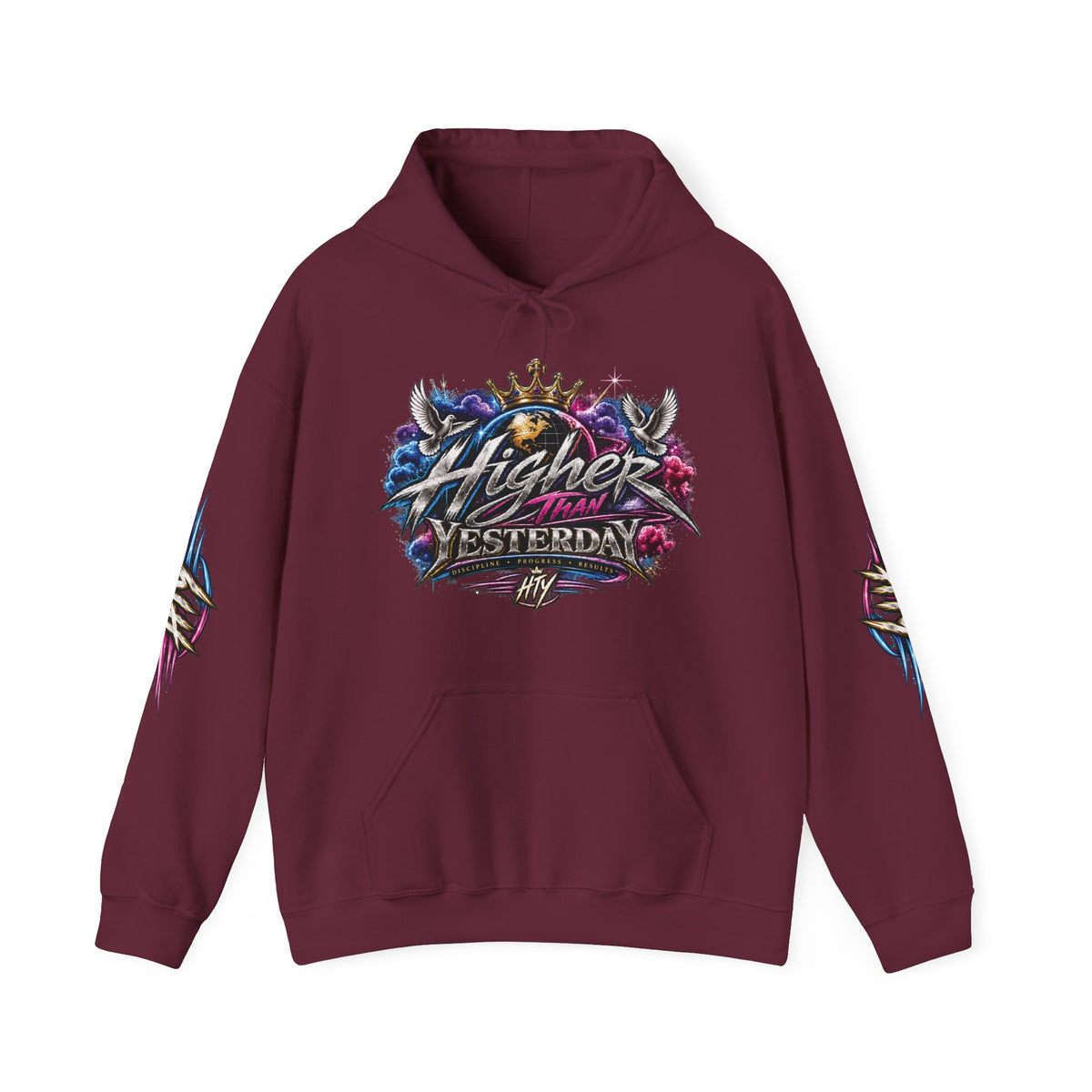 HigherThanYesterday x “Crowned Progress” Pullover Hoodie