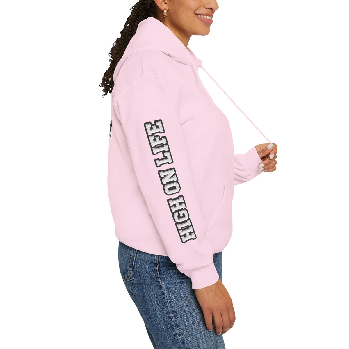 HighOnLife x Built Different x Dripping Heart Hoodie