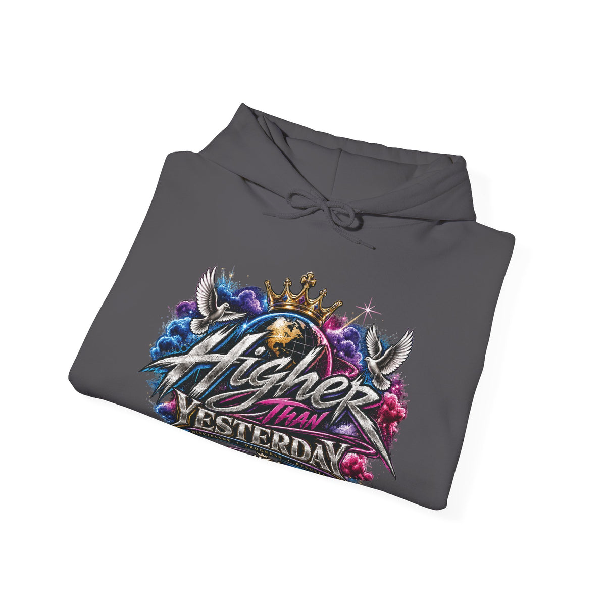 HigherThanYesterday x “Crowned Progress” Pullover Hoodie