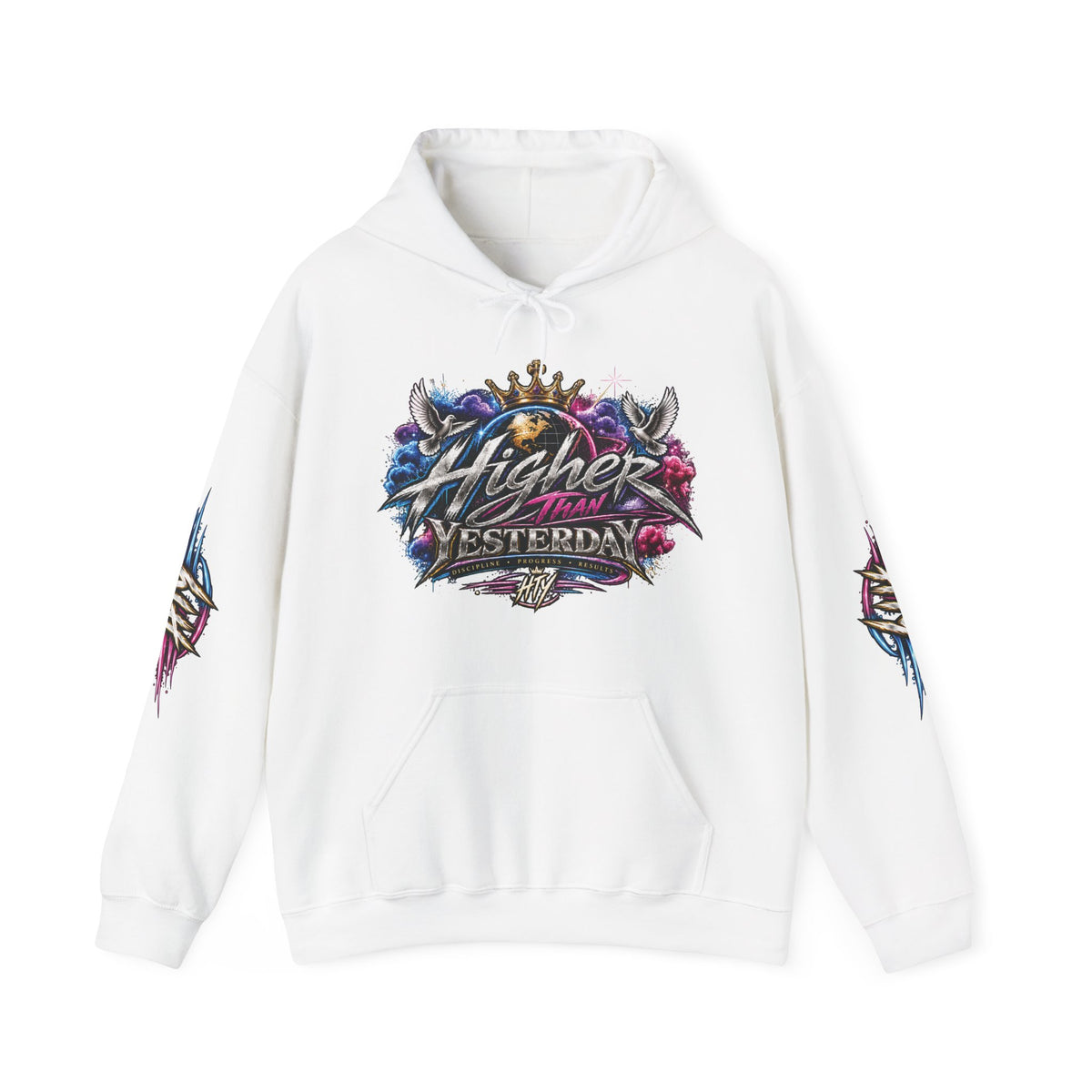 HigherThanYesterday x “Crowned Progress” Pullover Hoodie