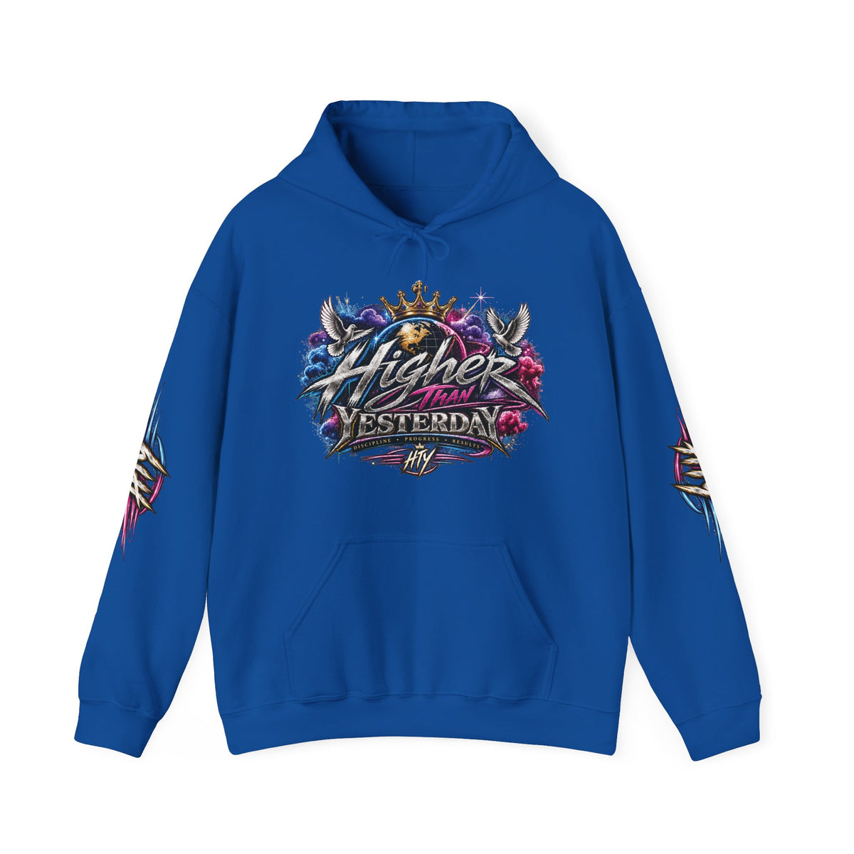 HigherThanYesterday x “Crowned Progress” Pullover Hoodie