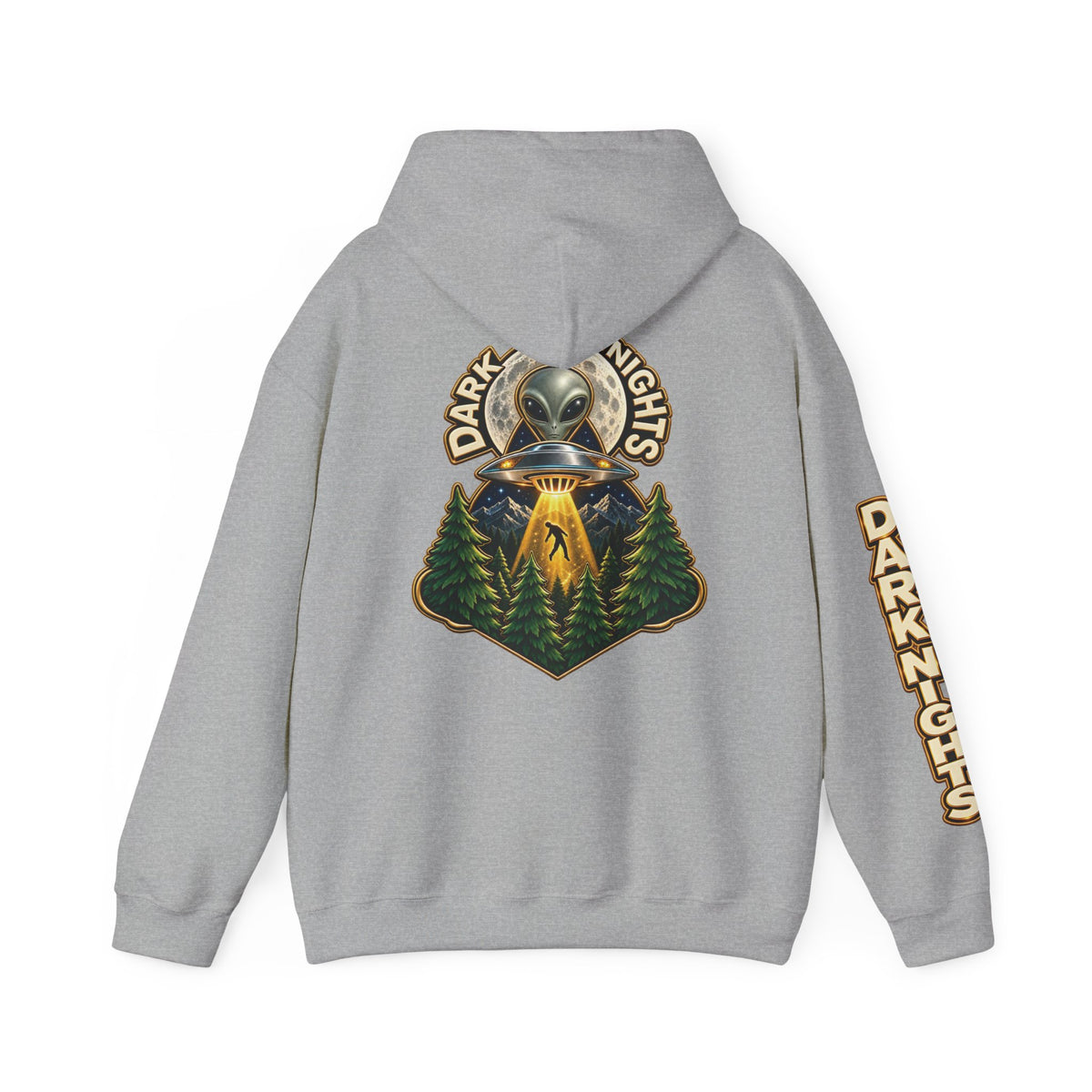 Dark Nights x Retro Abduction Graphic Hoodie