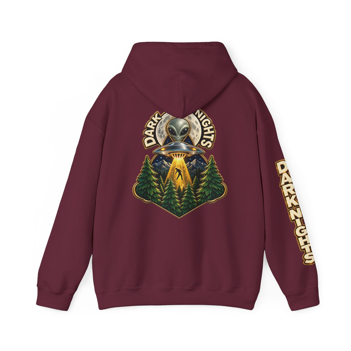 Dark Nights x Retro Abduction Graphic Hoodie