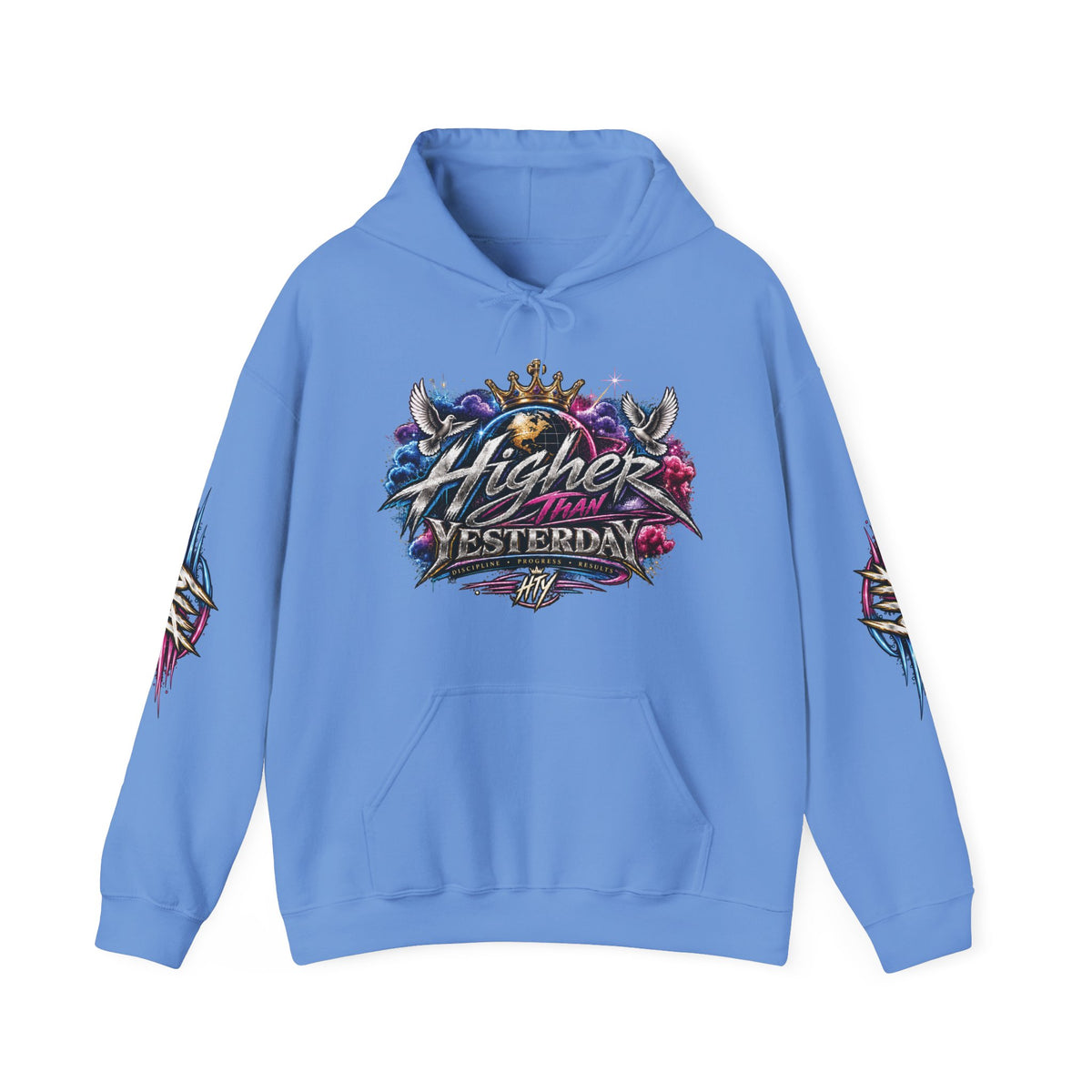 HigherThanYesterday x “Crowned Progress” Pullover Hoodie