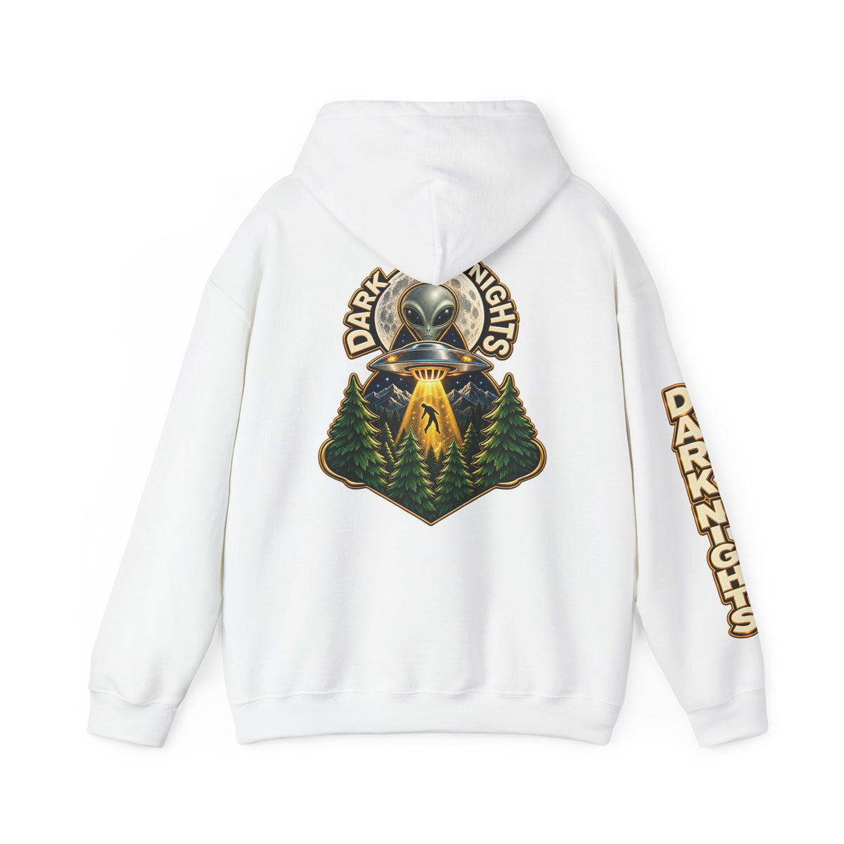 Dark Nights x Retro Abduction Graphic Hoodie