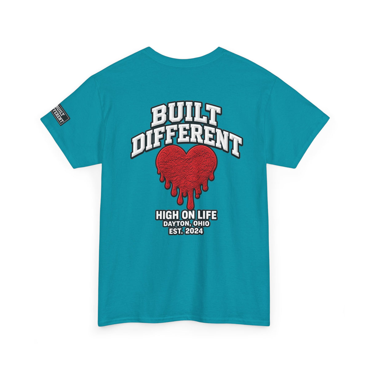 BuiltDifferent x HighOnLife x Dripping Heart TShirt