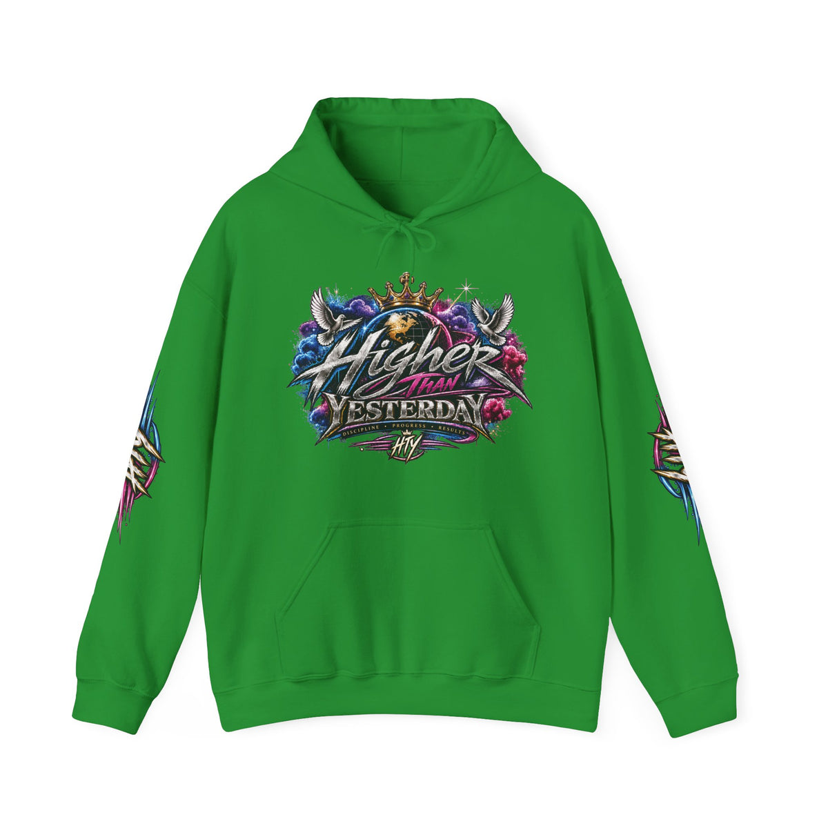 HigherThanYesterday x “Crowned Progress” Pullover Hoodie
