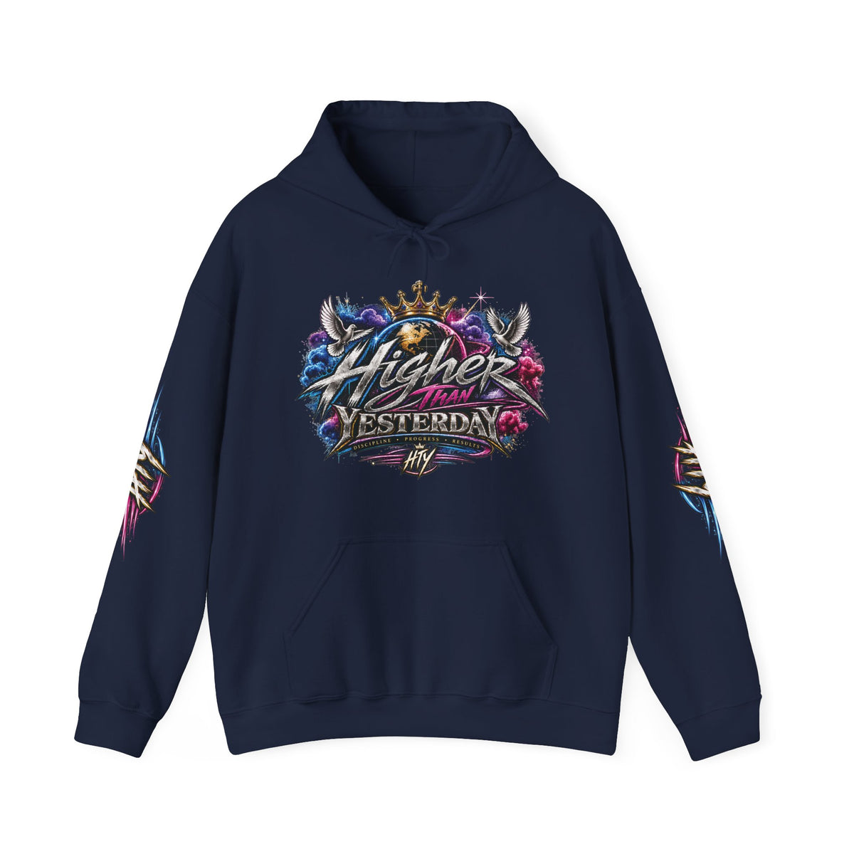 HigherThanYesterday x “Crowned Progress” Pullover Hoodie