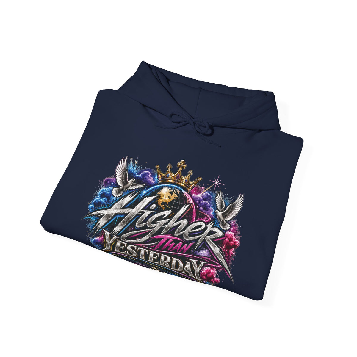 HigherThanYesterday x “Crowned Progress” Pullover Hoodie